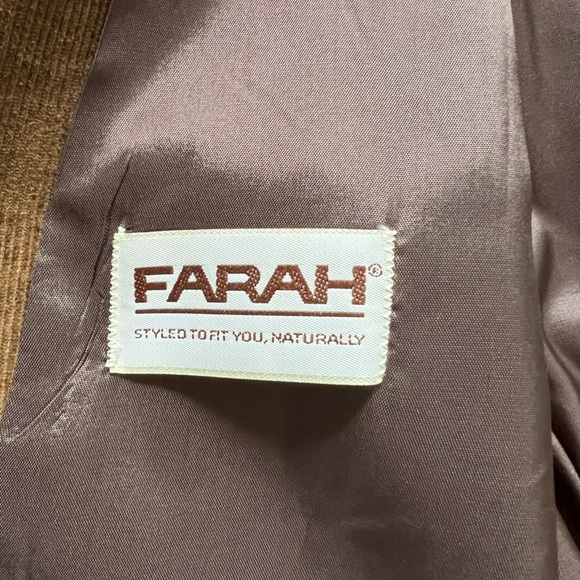 Men’s vintage 1970s brown corduroy blazer with elbow patches Patch pockets - Picture 2 of 7